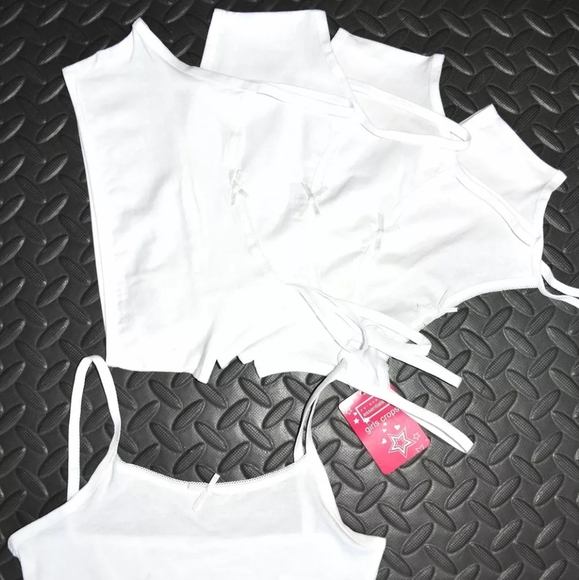 5-Pack 100% Cotton Cami Vests Bundle for Girls 12-13 Years Old - Picture 3 of 6